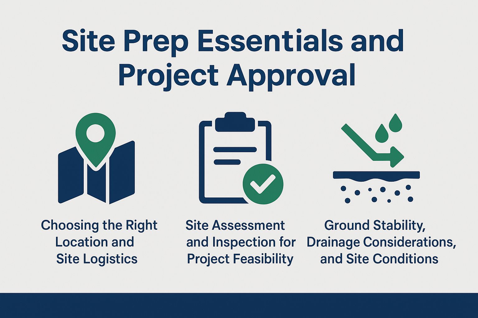 Site Preparation Essentials and Project Approval