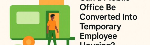 Can a Mobile Office Be Converted Into Temporary Employee Housing?